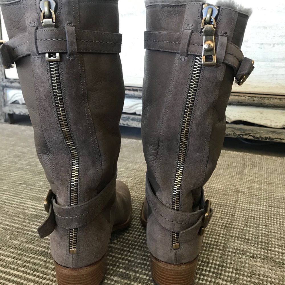 Christian Dior Nubuck/Leather Mid-Calf boots 41 - Picture 9 of 15